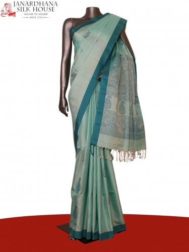 Exclusive Handloom Thread Weave Soft Silk Saree